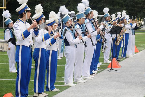 Southern High School Marching Band Performing